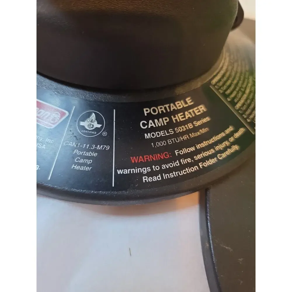NEW Coleman SportCat Catalytic Propane Heater Portable 1,000 BTU Model 5031